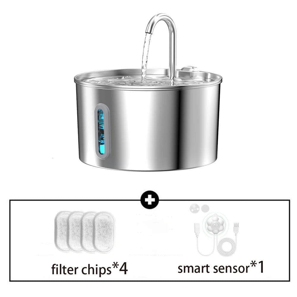 2.2L Automatic Water Fountain – With Motion Sensor