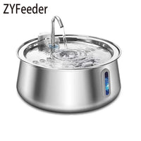 4L Cat Fountain Stainless Steel Feeder – No Sensor (Manual Fill)