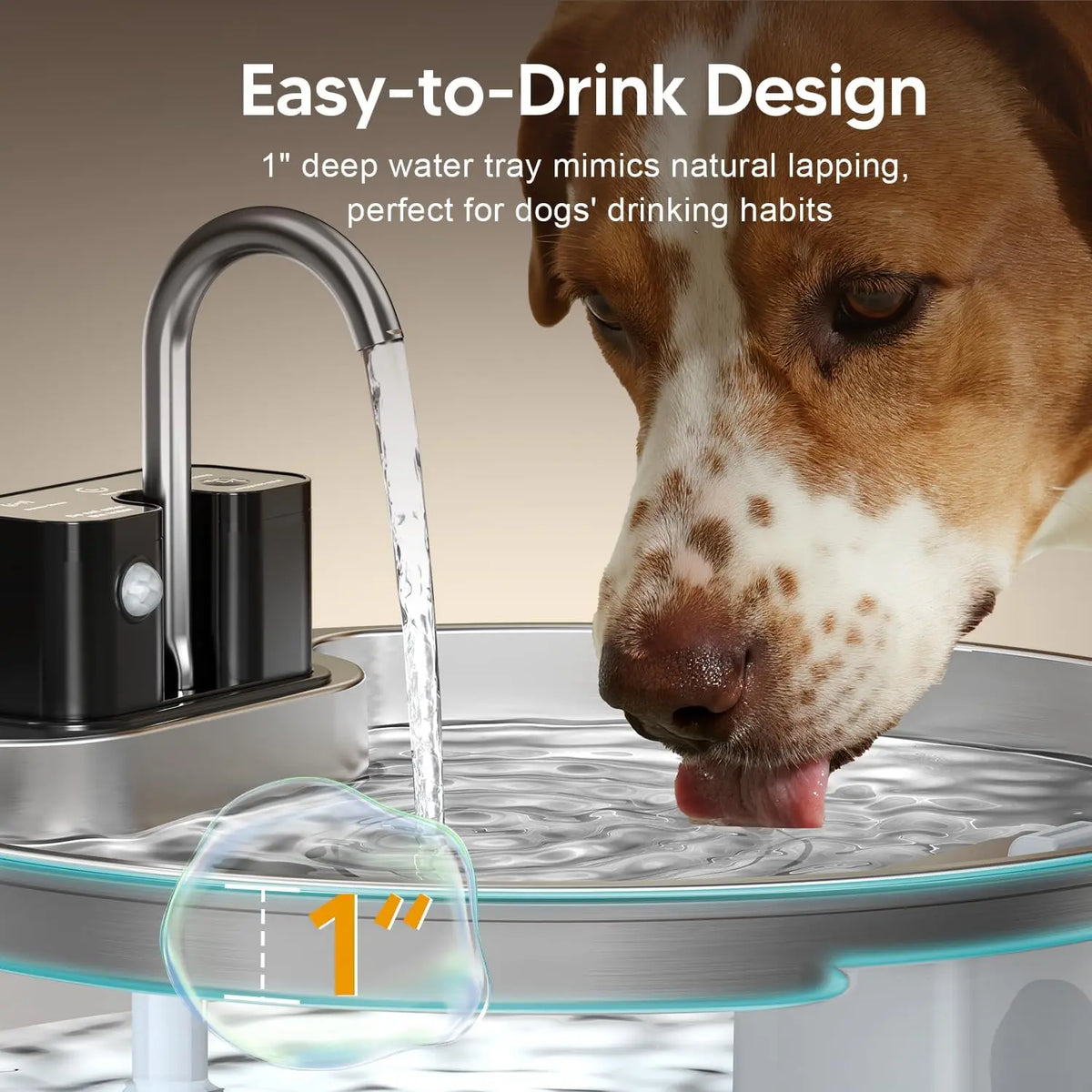 7L Wireless Recharging Fountain – With Motion Sensor