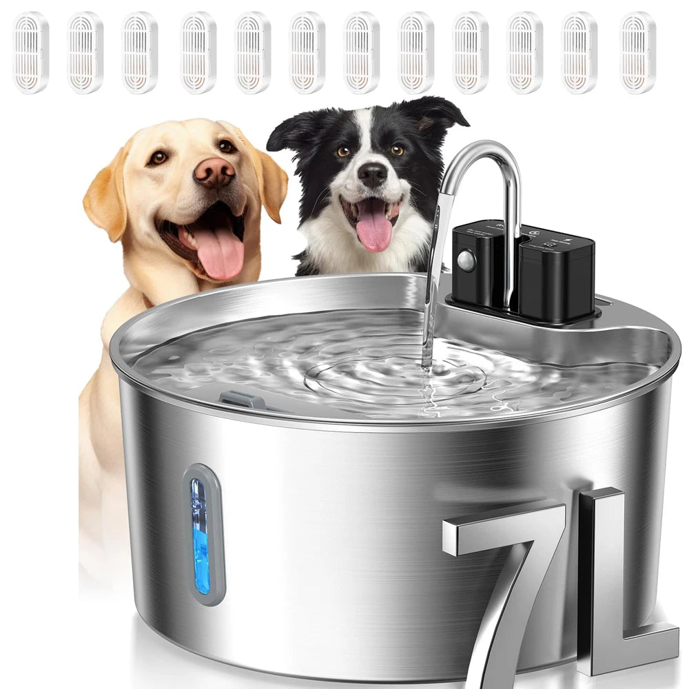 7L Wireless Recharging Fountain – With Motion Sensor